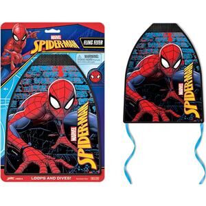 JA-RU Marvel Spiderman Fling Flyer Finger Kite Launcher Outdoor Toy for Kids 4-8